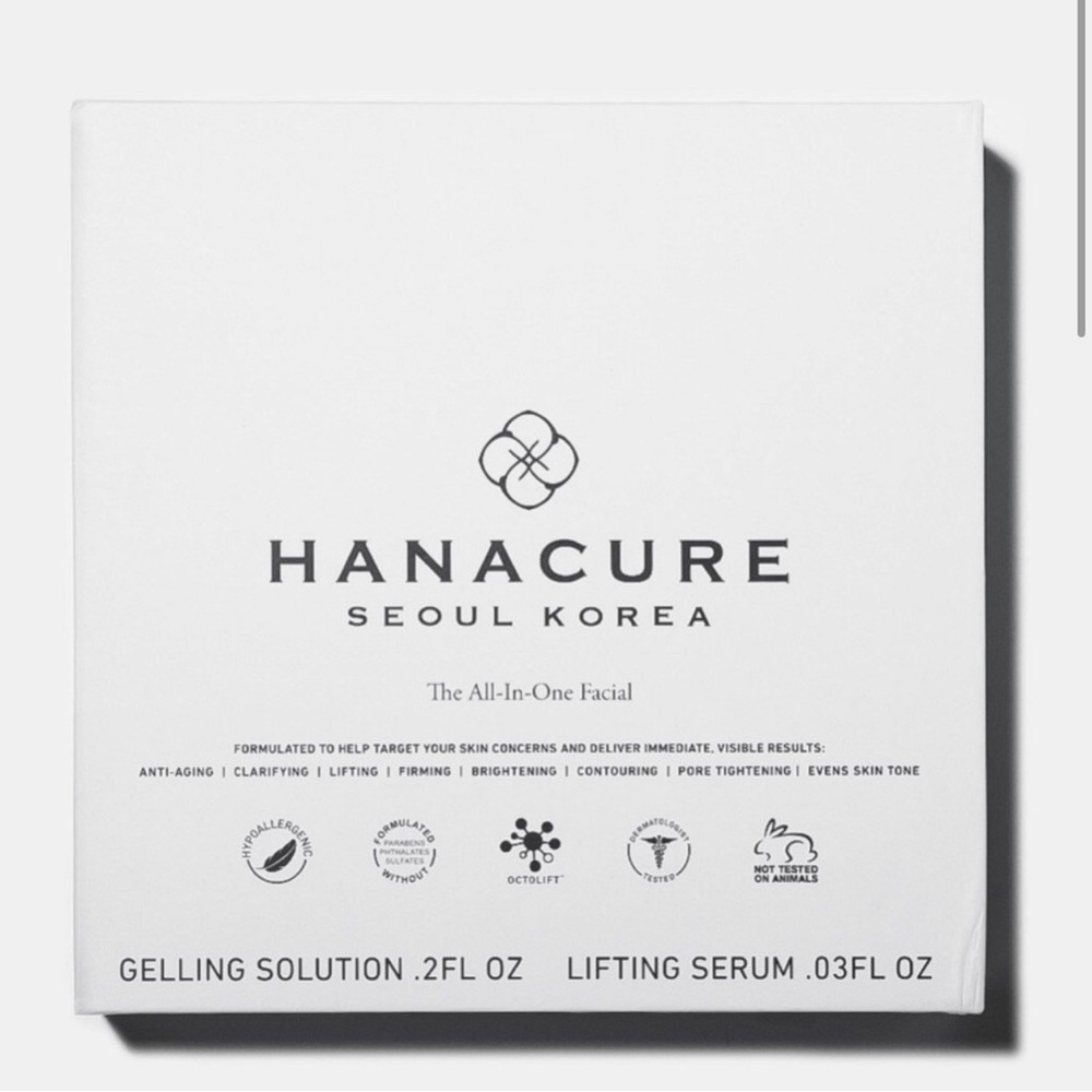 NEW Hanacure All In One Facial Mask Starter Kit